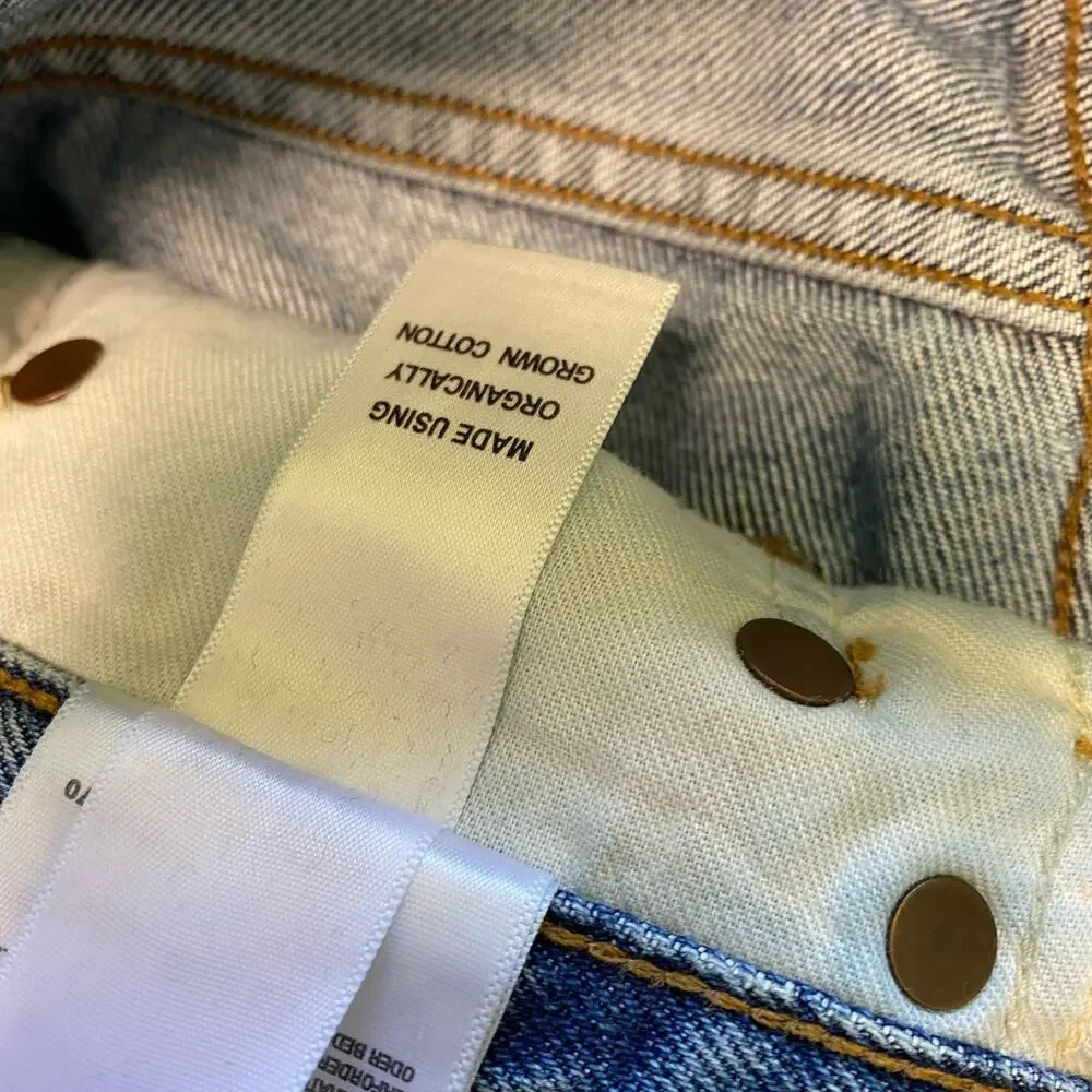 Agolde Women's Jeans 90's Pinch‎ Waist High Rise Straight Distressed Blue 25